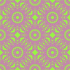 Colored seamless floral pattern. vector. texture for design wallpaper, pattern fills, fabric. olive color.