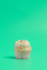 Birthday Cake On Color For The Background