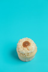 Birthday Cake On Color For The Background