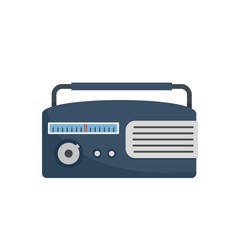 Am radio icon. Flat illustration of am radio vector icon for web isolated on white
