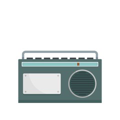 FM AM radio icon. Flat illustration of FM AM radio vector icon for web isolated on white
