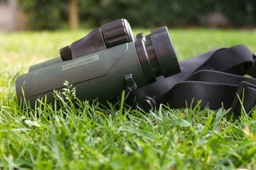 Binoculars on Grass