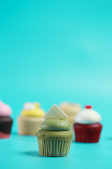 Birthday Cake On Color For The Background