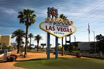 Panneau de bienvenue Las Vegas