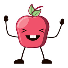 Kawaii apple icon