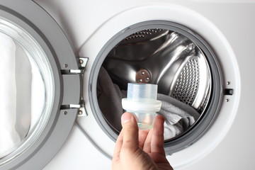 liquid detergent green washing machine