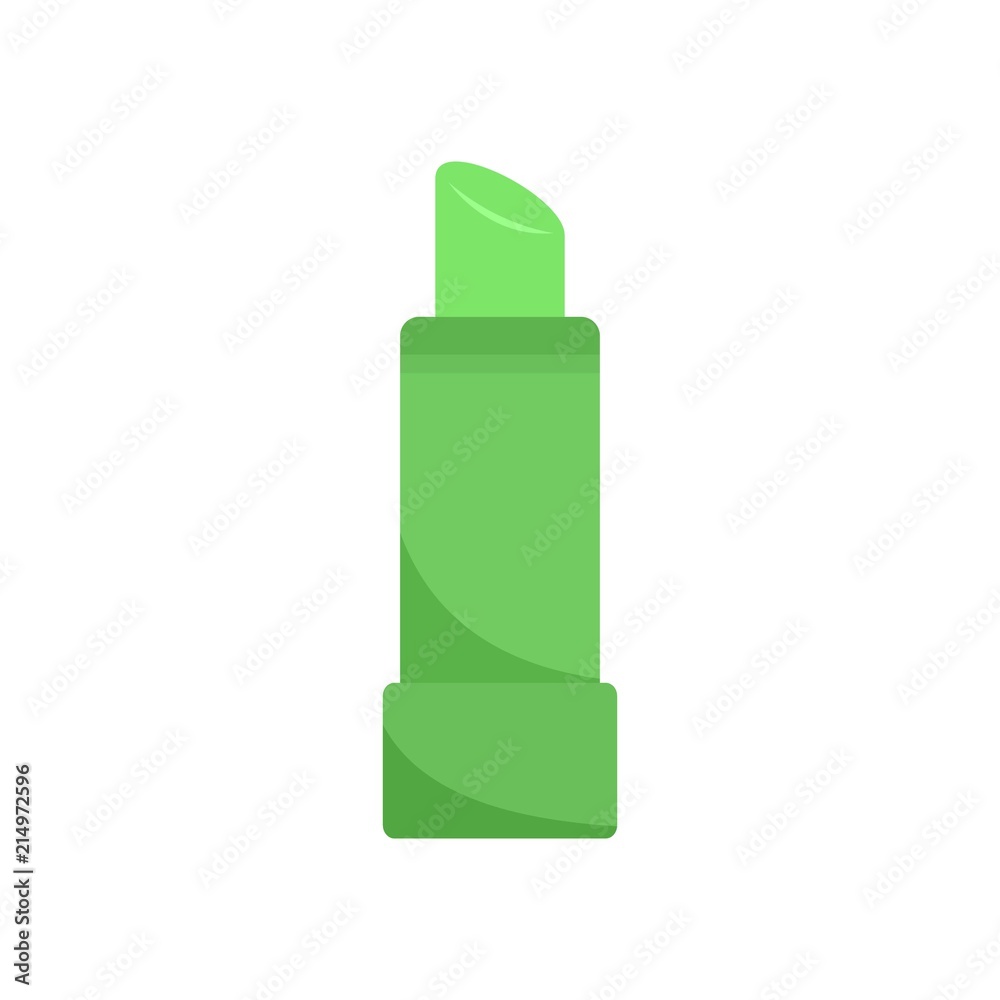 Sticker aloe pomade icon. flat illustration of aloe pomade vector icon for web isolated on white