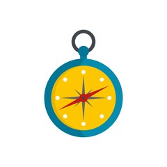 Compass icon. Flat illustration of compass vector icon for web isolated on white