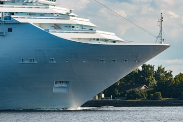 Large royal cruise liner
