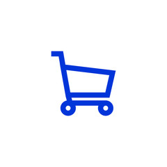 Shopping cart icon vector. Modern, simple flat vector illustration for web site or mobile app