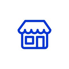 Store icon vector. Modern, simple flat vector illustration for web site or mobile app