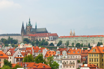 Fototapeta na wymiar View of Prague in the Czech Republic