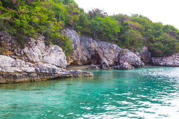 The marina and beach in Haiti