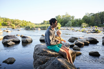 Father with here son