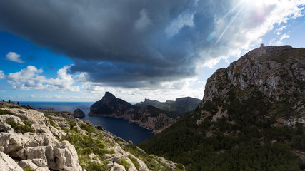 The beautiful rugged shoreline of Mallorca island is something worth hiking.