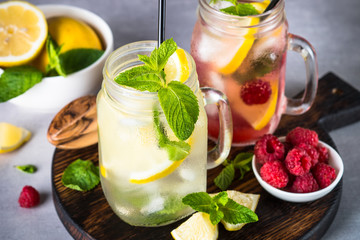 Lemonade summer cold drink.