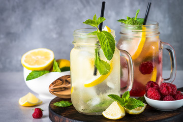 Lemonade summer cold drink.