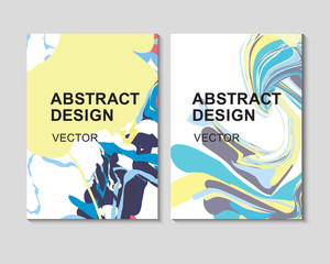 The abstract colorful background