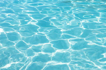 Obraz premium Shining blue water ripple background