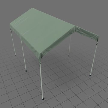 Long popup tent