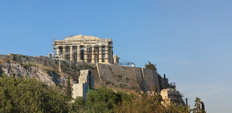 Parthenon Construction Athens