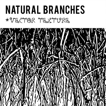 Natural branches vector textured background and eco grunge items for the creation of design banners, music cover, wallpapers,  flyers, websites with grunge bio ideas.