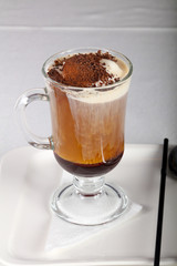 Coffee with ice-cream