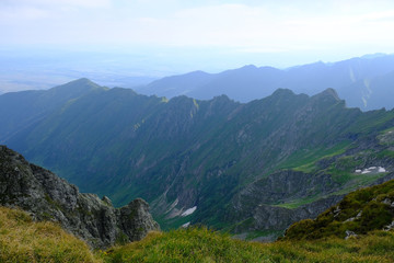 Rumunia, Karpaty Rumuńskie - Góry Fagaras, górskie widoki z okolic masywu Buteanu