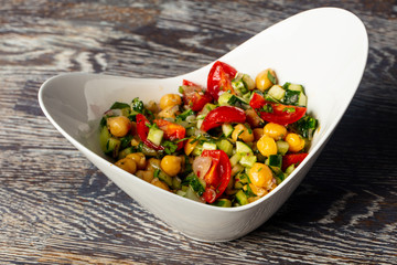 Appetizing vegetable salad