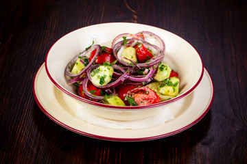 Georgian salad with vegetables