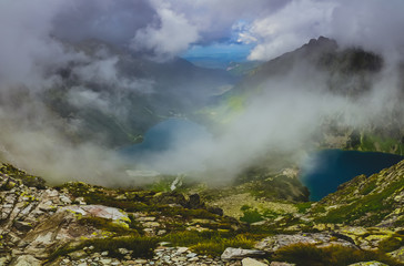Morskie Oko widok z Kazalnicy, Tatry