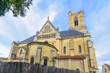 Fototapeta na wymiar The Cathedral in Nevers