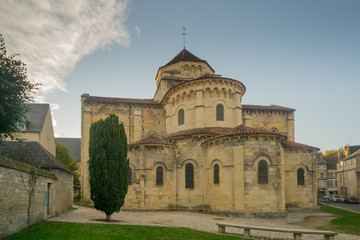 Fototapeta na wymiar Saint-Etienne church in Nevers
