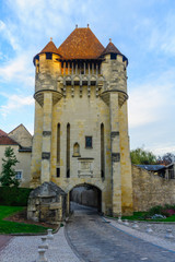 Fototapeta na wymiar Porte du Croux gate in Nevers