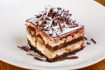 Sweet tiramisu cake