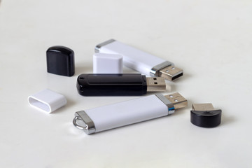 Different kinds of USB flash drives