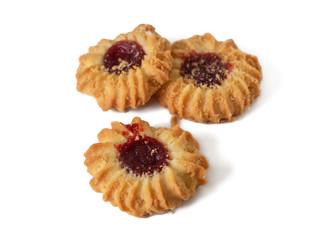 Shortbread cookie in the shape of a flower