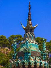 Obraz premium Benalmadena. Castillo de Colomares . Malaga, Andalucia, España