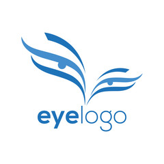 Eye Abstract Logo template. Eye Logotype