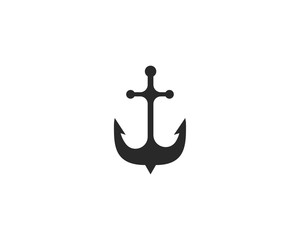 Anchor icon Logo Template