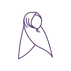 Hijab. Hijab Logo. Hijab Store Logo. Hijab Icon. Hijab vector Illustration.