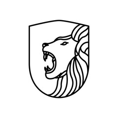 Lion. Lion Logo Design. Lion Face. Lion Roar.