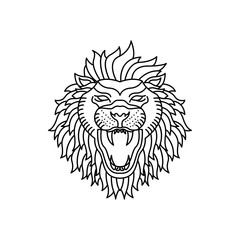 Lion. Lion Logo Design. Lion Face. Lion Roar.