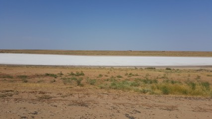 Desert landscape of Kalmykia