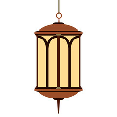 Abstract lamp. Ramadan Kareem concept