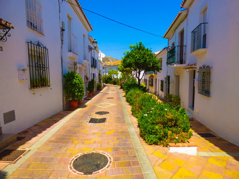 Costa del Sol. Benalmadena, pueblo de Malaga en Andalucia,España