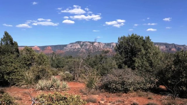 4K Time Lapse of Sedona Mountains in Arizona