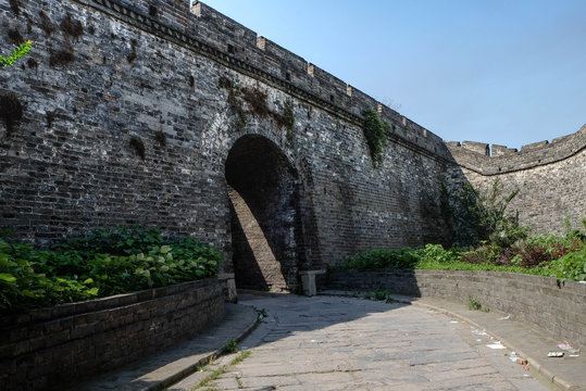 The old fortress and the at jingzhou ,Hubei