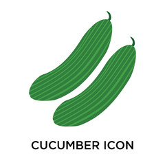 cucumber icons isolated on white background. Modern and editable cucumber icon. Simple icon vector illustration.