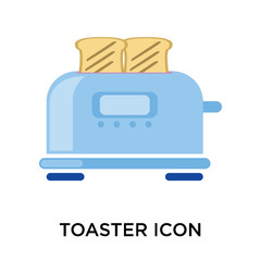 toaster icons isolated on white background. Modern and editable toaster icon. Simple icon vector illustration.